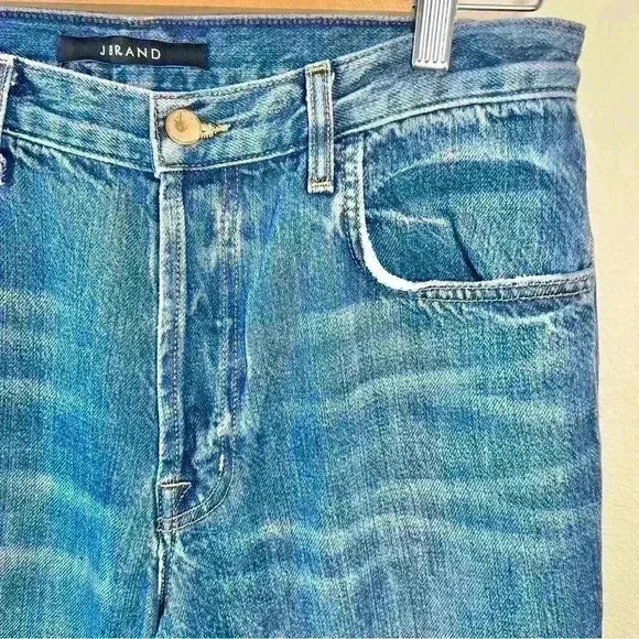 J Brand Women’s Ivy High Rise Straight Crop Jeans in Entice Size 27 - Picture 4 of 12